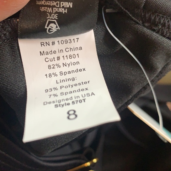 New Sunsets Escape blank tankini swimsuit top 8 - Picture 6 of 6